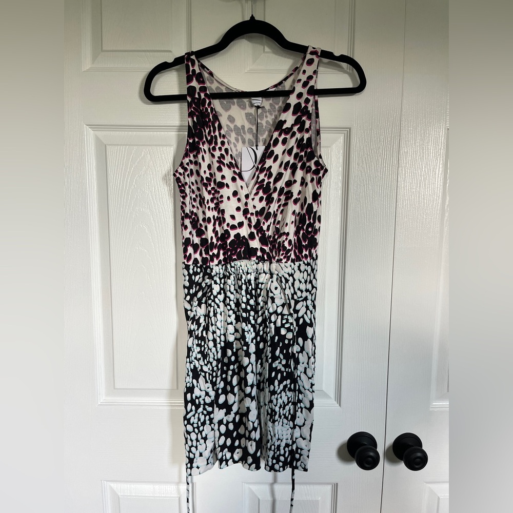 NWT Diane von Furstenberg Oblixe Leopard Dress